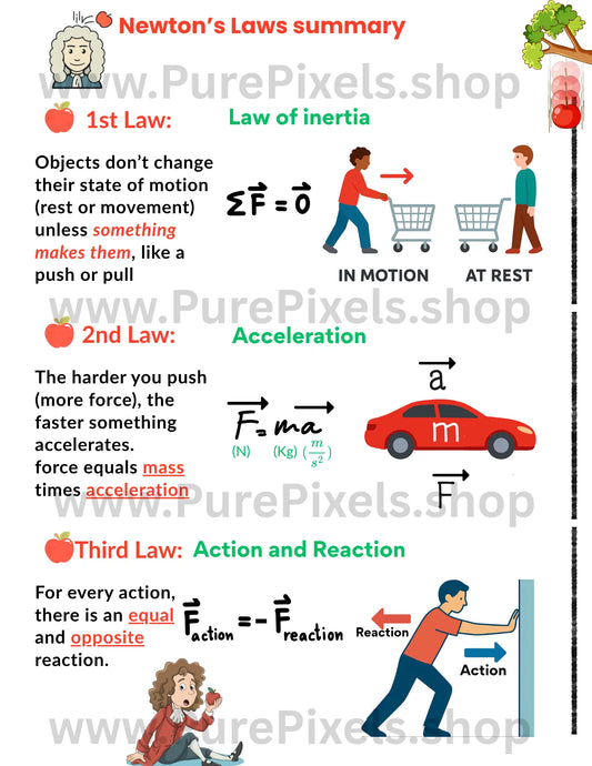 Newton’s Laws summary